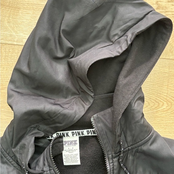 PINK Victoria's Secret Black Half-Zip Pullover - Picture 5 of 6